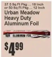 Key Food Urban Meadow Heavy Duty Aluminum Foil offer