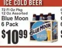 Key Food Ice cold beer blue moon offer