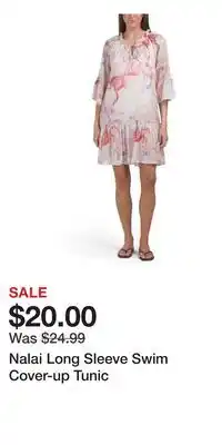 TJ Maxx Nalai Long Sleeve Swim Cover-up Tunic offer