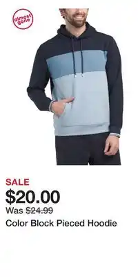 TJ Maxx Color Block Pieced Hoodie offer