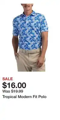 TJ Maxx Tropical Modern Fit Polo offer