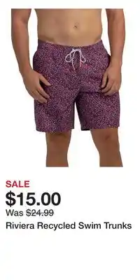 TJ Maxx Riviera Recycled Swim Trunks offer