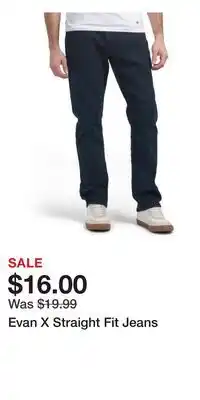 TJ Maxx Evan X Straight Fit Jeans offer