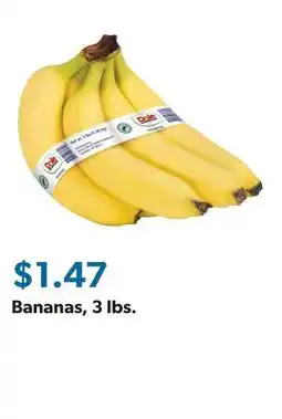 Sam's Club Bananas, 3 lbs offer
