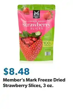 Sam's Club Member's Mark Freeze Dried Strawberry Slices, 3 oz offer