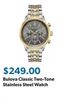 Sam's Club Bulova Classic Two-Tone Stainless Steel Watch offer