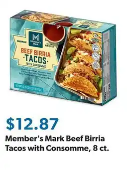 Sam's Club Member's Mark Beef Birria Tacos with Consomme, 8 ct offer