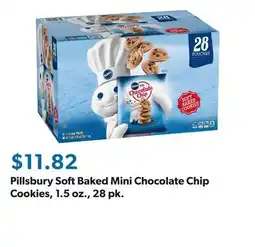 Sam's Club Pillsbury Soft Baked Mini Chocolate Chip Cookies, 1.5 oz., 28 pk offer