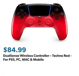 Sam's Club DualSense Wireless Controller – Techno Red - For PS5, PC, MAC & Mobile offer