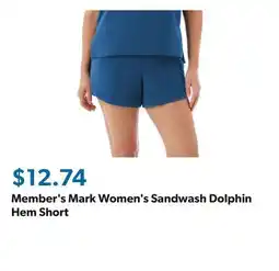 Sam's Club Member's Mark Women's Sandwash Dolphin Hem Short offer