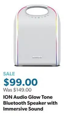 Sam's Club ION Audio Glow Tone Bluetooth Speaker with Immersive Sound offer