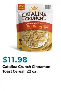 Sam's Club Catalina Crunch Cinnamon Toast Cereal, 22 oz offer
