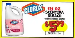 Ollie's CLOROX SCENTIVA BLEACH offer