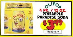 Ollie's OLIPOP PARADISE SODA offer