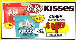 Ollie's KitKat KISSES CANDY offer
