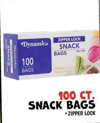 Ollie's Dynamic 100 ct. SANDWICH OR SNACK BAGS offer