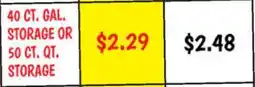 Ollie's 40 ΡΡ. GAL. STORAGE OR 50 ΡΡ. QT. STORAGE offer