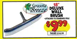 Ollie's SARASOTA BREEZE 18 DELUXE WALL BRUSH offer