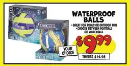 Ollie's WATERPROOF BALLS offer