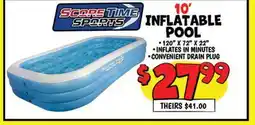 Ollie's 10' INFLATABLE POOL offer
