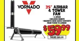 Ollie's VORNADO 35 AIRBAR 4 TOWER FAN offer