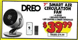 Ollie's DREO 7 SMART AIR CIRCULATION FAN offer