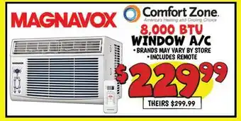 Ollie's MAGNAVOX 8,000 BTU WINDOW A/C offer