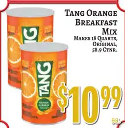 Trade Fair Supermarket Tang Orange Breakfast Mix offer