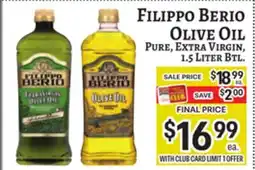 Trade Fair Supermarket Filippo Berio Olive Oil offer