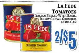 Trade Fair Supermarket La Fede Tomatoes offer