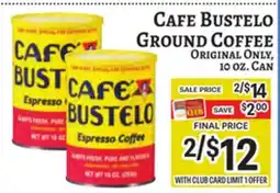 Trade Fair Supermarket Cafe Bustelo Ground Coffee offer