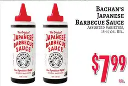 Trade Fair Supermarket Bachan's Japanese Barbecue Sauce offer