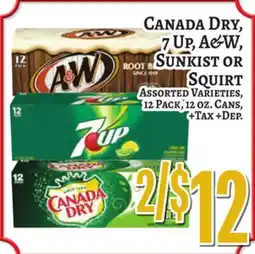 Trade Fair Supermarket CANADA DRY, 7 UP, A&W, SUNKIST OR SQUIRT offer