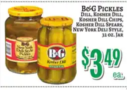 Trade Fair Supermarket B&G PICKLES offer
