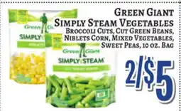 Trade Fair Supermarket Green Giant SIMPLY STEAM Vegetables offer