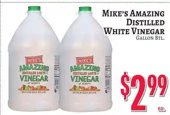 Trade Fair Supermarket Mike's Amazing Distilled White Vinegar offer