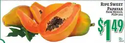 Trade Fair Supermarket RIPE SWEET PAPAYAS offer