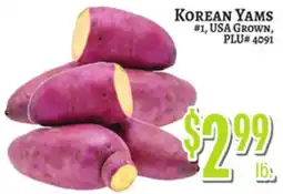 Trade Fair Supermarket Korean Yams offer