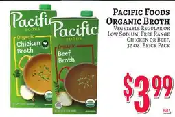 Trade Fair Supermarket Pacific Foods Organic Broth offer