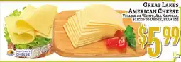 Trade Fair Supermarket GREAT LAKES AMERICAN CHEESE offer