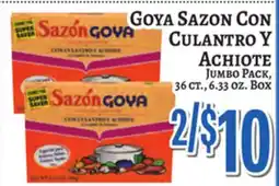 Trade Fair Supermarket Goya Sazon Con Culantro Y Achiote offer