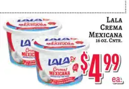 Trade Fair Supermarket LALA Crema Mexicana offer