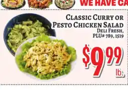 Trade Fair Supermarket CLASSIC CURRY OR PESTO CHICKEN SALAD offer