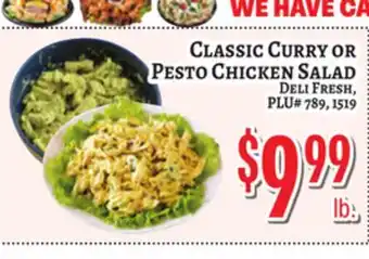 Trade Fair Supermarket CLASSIC CURRY OR PESTO CHICKEN SALAD offer