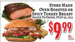 Trade Fair Supermarket STORE MADE OVEN ROASTED OR SPICY TURKEY BREAST offer