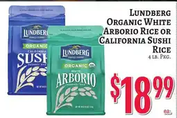 Trade Fair Supermarket Lundberg Organic White Arborio Rice Or California Sushi Rice offer