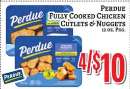 Trade Fair Supermarket PERDUE FULLY COOKED CHICKEN CUTLETS & NUGGETS offer