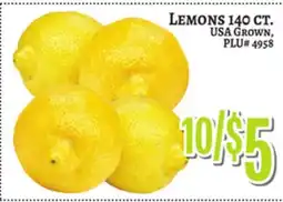 Trade Fair Supermarket LEMONS 140 CT offer