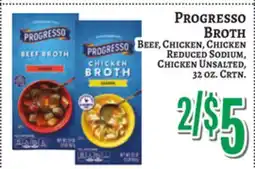 Trade Fair Supermarket PROGRESSO Broth offer
