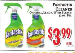 Trade Fair Supermarket FANTASTIK CLEANER offer